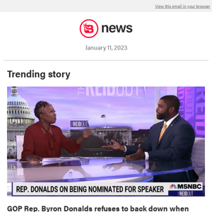 GOP Rep. Byron Donalds refuses to back down when MSNBC's Joy Reid questions his ability to lead