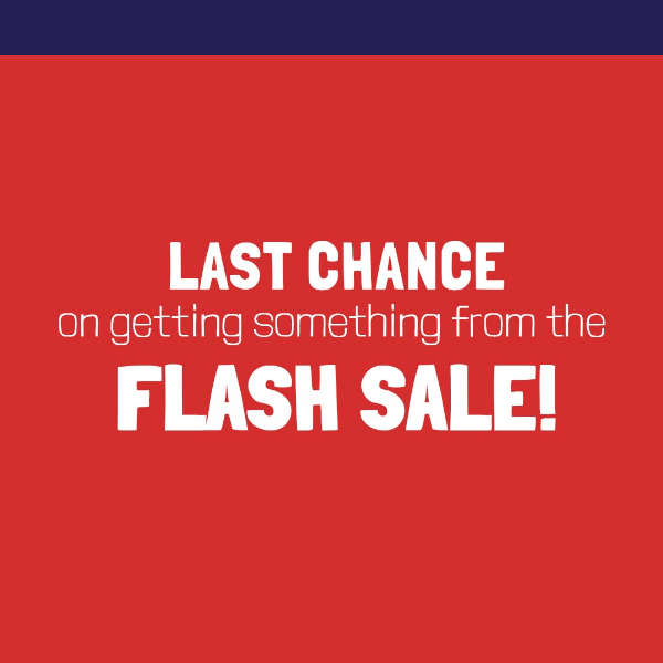 Flashsale! Last chance!