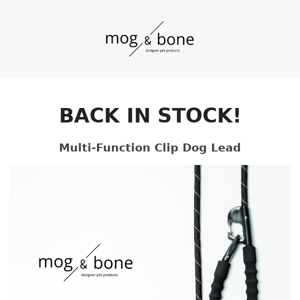 Best selling dog lead back in stock! 🙌