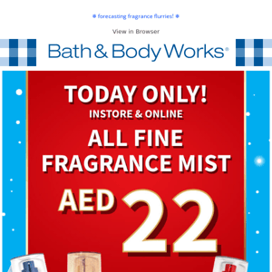 grab something holly, jolly and AED 22—today only❣️