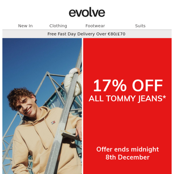 Flash Sale Alert 🚀 17% Off Tommy Jeans 🛍️