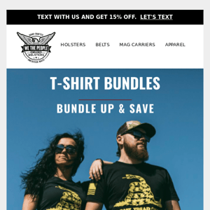 Bundle Up & Save On Tees