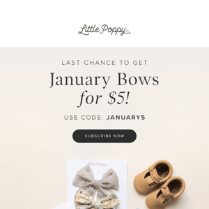 🎀LAST DAY for $5 January bows!🎀