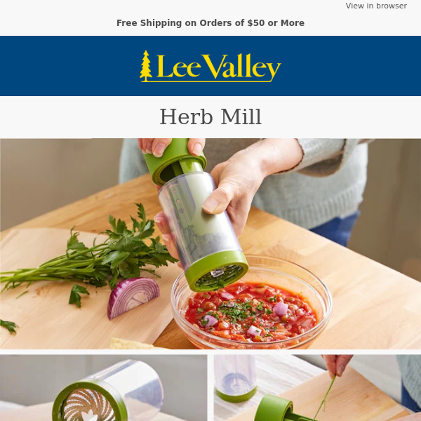 Herb Mill – An Easy Way to Mince Herbs