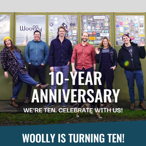 We’re ten. Celebrate with us!