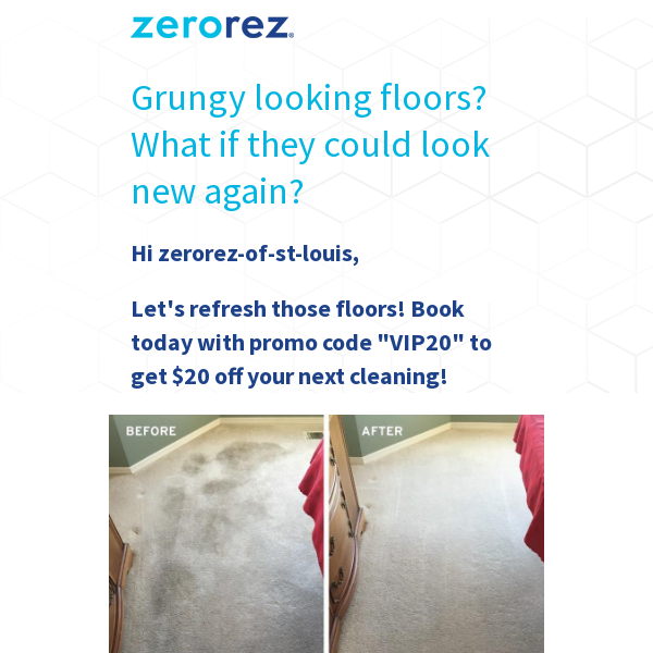 Treat your floors to some Zerorez MAGIC! ✨