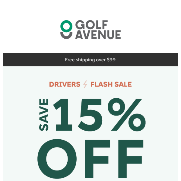 You heard right, we are giving you 15% OFF on ALL DRIVERS👀