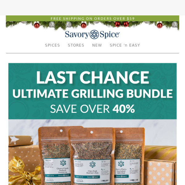 Final Hours For Our Ultimate Grilling Bundle 🔥 Save 40% Today Only