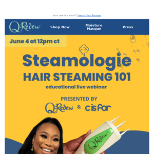 want to learn ALL about steaming?