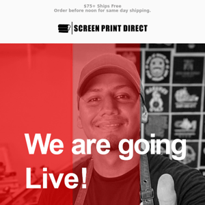 We are going LIVE! 🚨