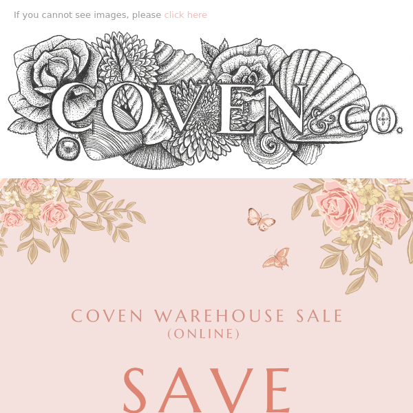 ONLINE WAREHOUSE SALE!