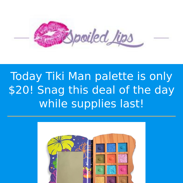 You won't want to miss today's deal!