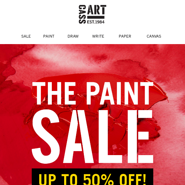 The Big Paint Sale is here!