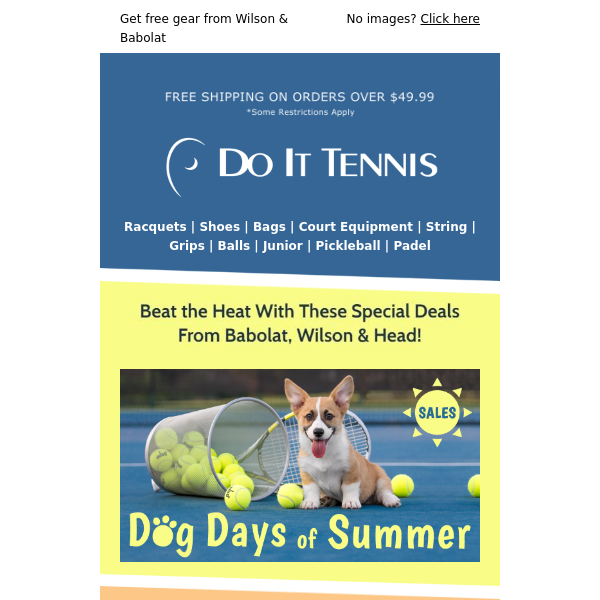 ☀️ Dog Days of Summer Sales