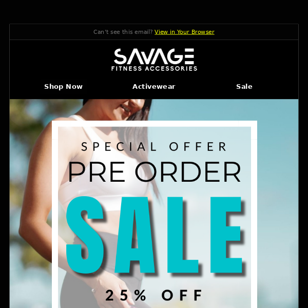 ⏰ Savage Fitness Accessories Last Chance to Save 25%