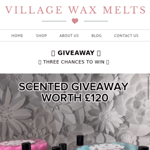 🎉 Enter to WIN a £120 scented bundle 💓