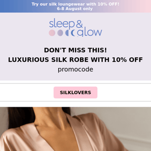 🎁SILK ROBE 10% OFF🎁 Ends in 48 hours