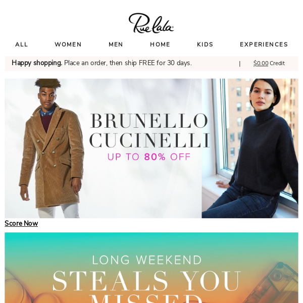 Brunello Cucinelli ◈ Up to 80% Off