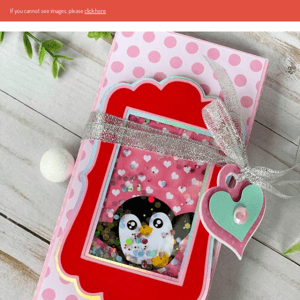 Free Valentine's Day Penguin Flipbook SVG! 💟🎈🐧