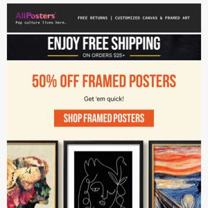 Doesn’t Your Art Deserve a Frame?