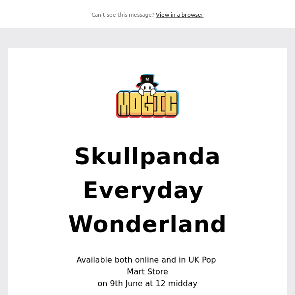 SKULLPANDA: Everyday Wonderland!