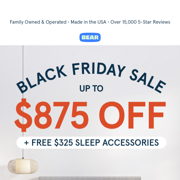 Up to $875 in Savings + $325 worth of FREE Accessories