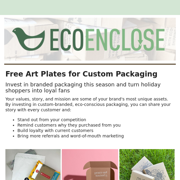 Free Printing Plates For Your Branded Packaging