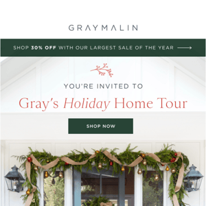 Gray’s Holiday Home Tour