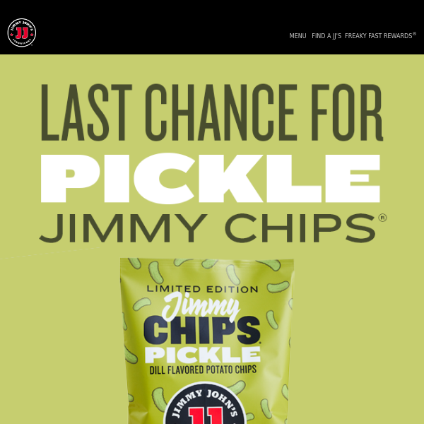 Say farewell to Pickle Jimmy Chips 🥒