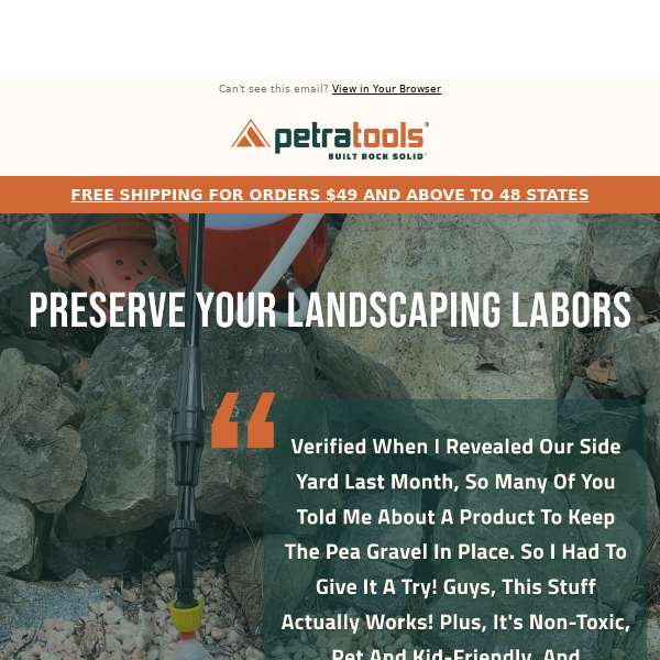 Prevent Mother Nature from Destroying Your Hard Work Petra Tools