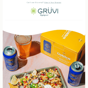 Enjoy the game with Grüvi 🏈 Stock up today!