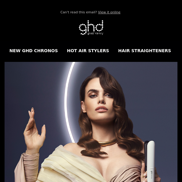 It's Here! Discover NEW ghd chronos 🔥
