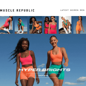 JUST DROPPED! HYPER BRIGHTS 💚💗🧡