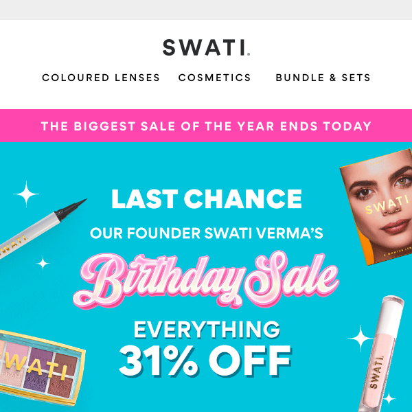 🎈 Last Chance: The 31st Birthday Sale Ends Soon