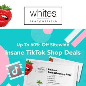 Get Your Perfect Smile with 60% Off TikTok Bestsellers at Whites Beaconsfield! 😍💸