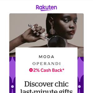 Moda Operandi: Give chic last-minute gifts + 2% Cash Back