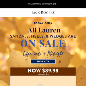 Ends Soon: Up to 60% Off The Lauren Collection
