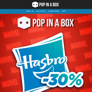 Get 30% off NEW Marvel Hasbro Action Figures! 💥