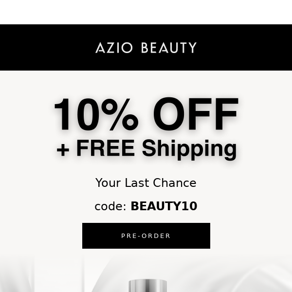 10% off discount + FREE Shipping