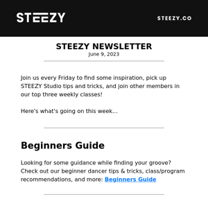 STEEZY Weekly Newsletter #2
