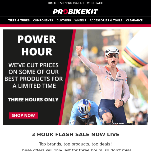 Huge Power Hour Deals on Now!