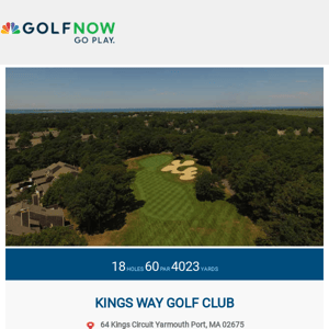 Buy low and drive 'em high at Kings Way Golf Club