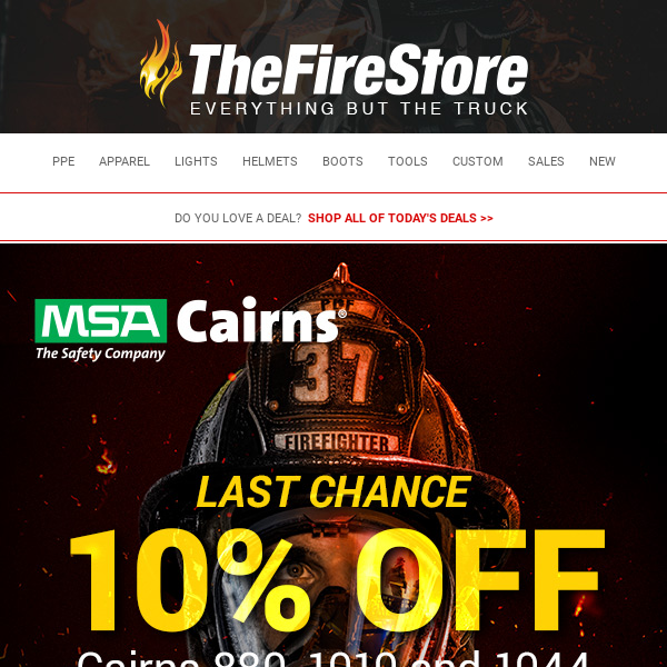 Last chance to save 10% On Cairns 1010s, 1044s, & 880s!