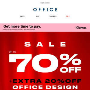Extra 20% off OFFICE Design 👀