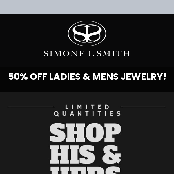 50% Off All SIS and Majesty Jewelry!