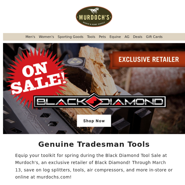 Black Diamond Tool Sale + Save up to 25% In-Store & Online