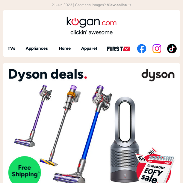 Dyson V8 Extra cordless vacuum only $499 plus Free Shipping - Why pay $849 at another store?