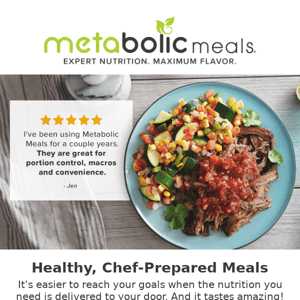 Finally! A meal service that keeps portions & macros in check