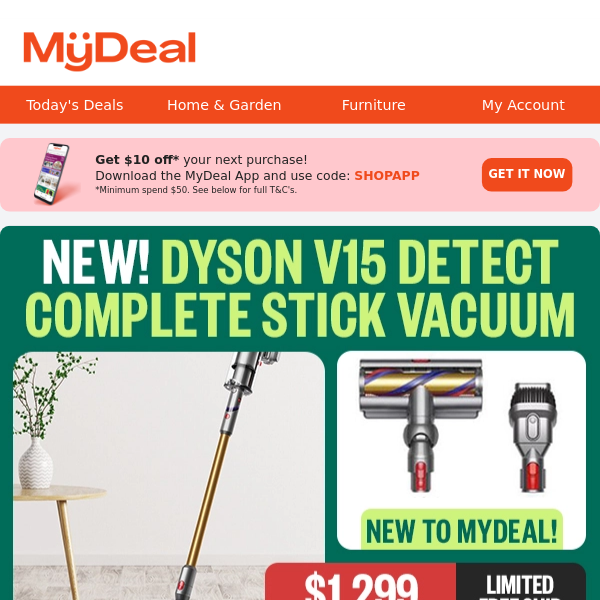 NEW IN: Dyson V15 Detect Complete!