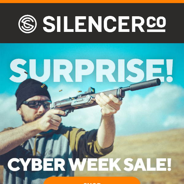 SURPRISE! Cyber Week Sale!